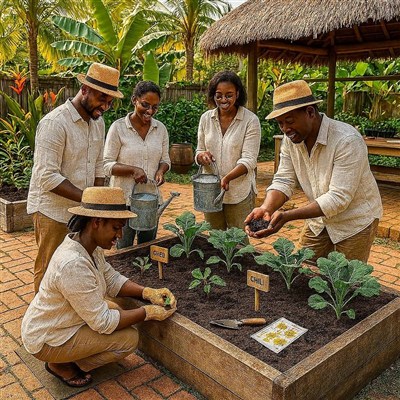 Atelier jardinage bio Dakar